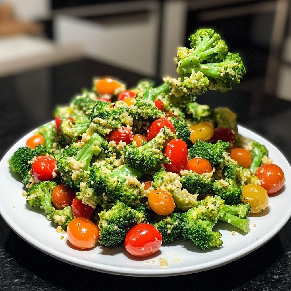 Knuspriger Brokkoli-Glückssalat