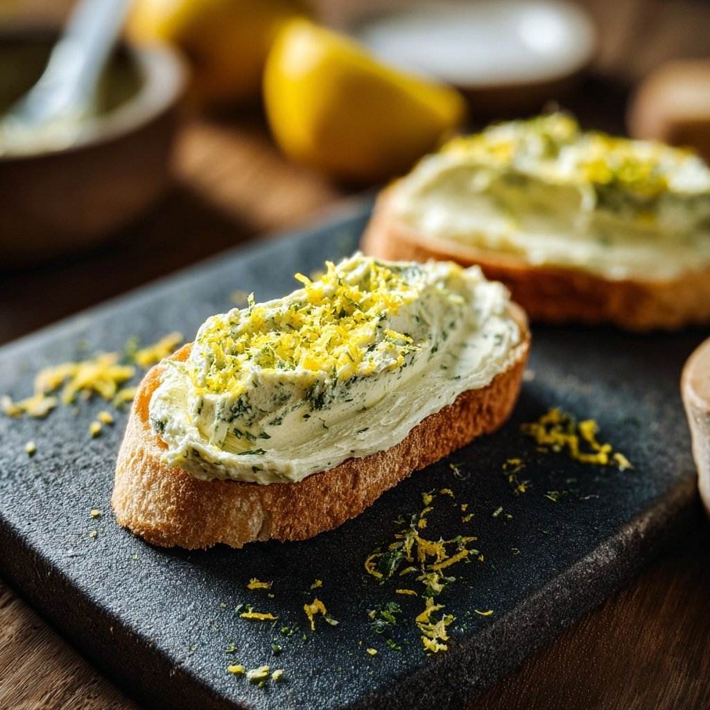 Kräuterbutter Mit Zitronen Abrieb
