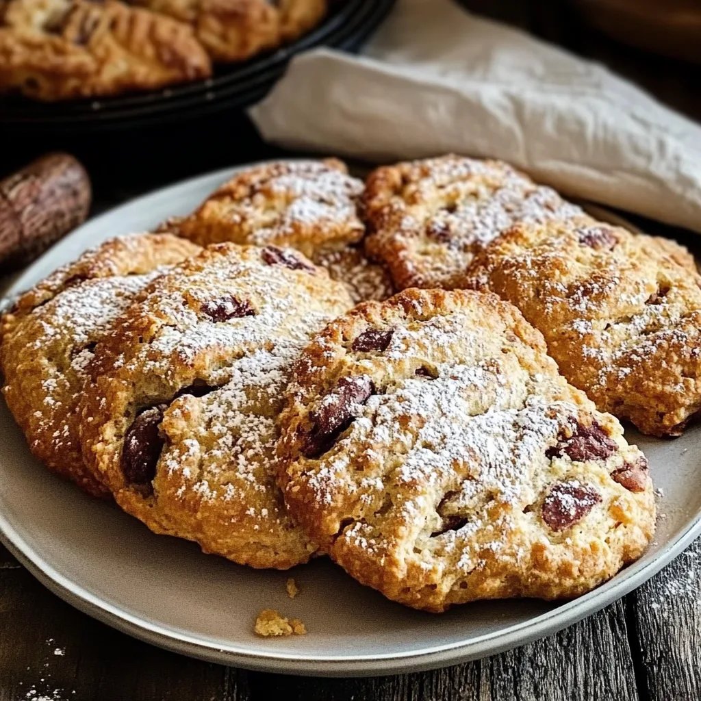 Einfache Haferflocken-Plätzchen mit Rosinen