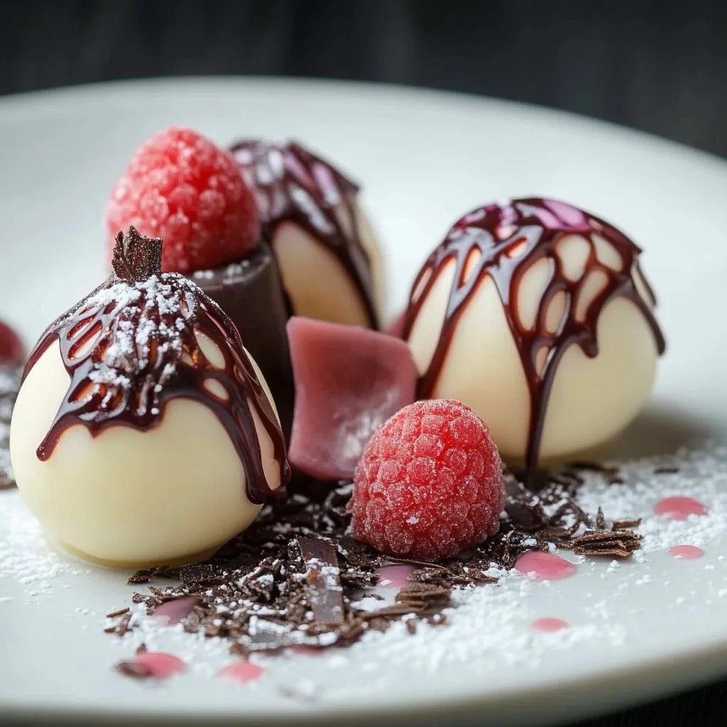 Weiße Glühwein Pralinen