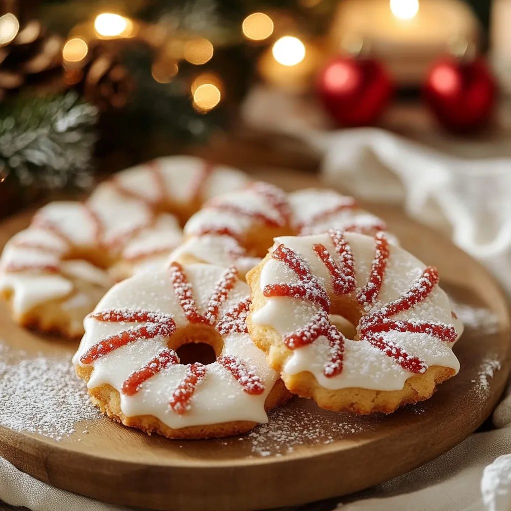 Perfekte Zuckerstangen-Kekse für Weihnachten