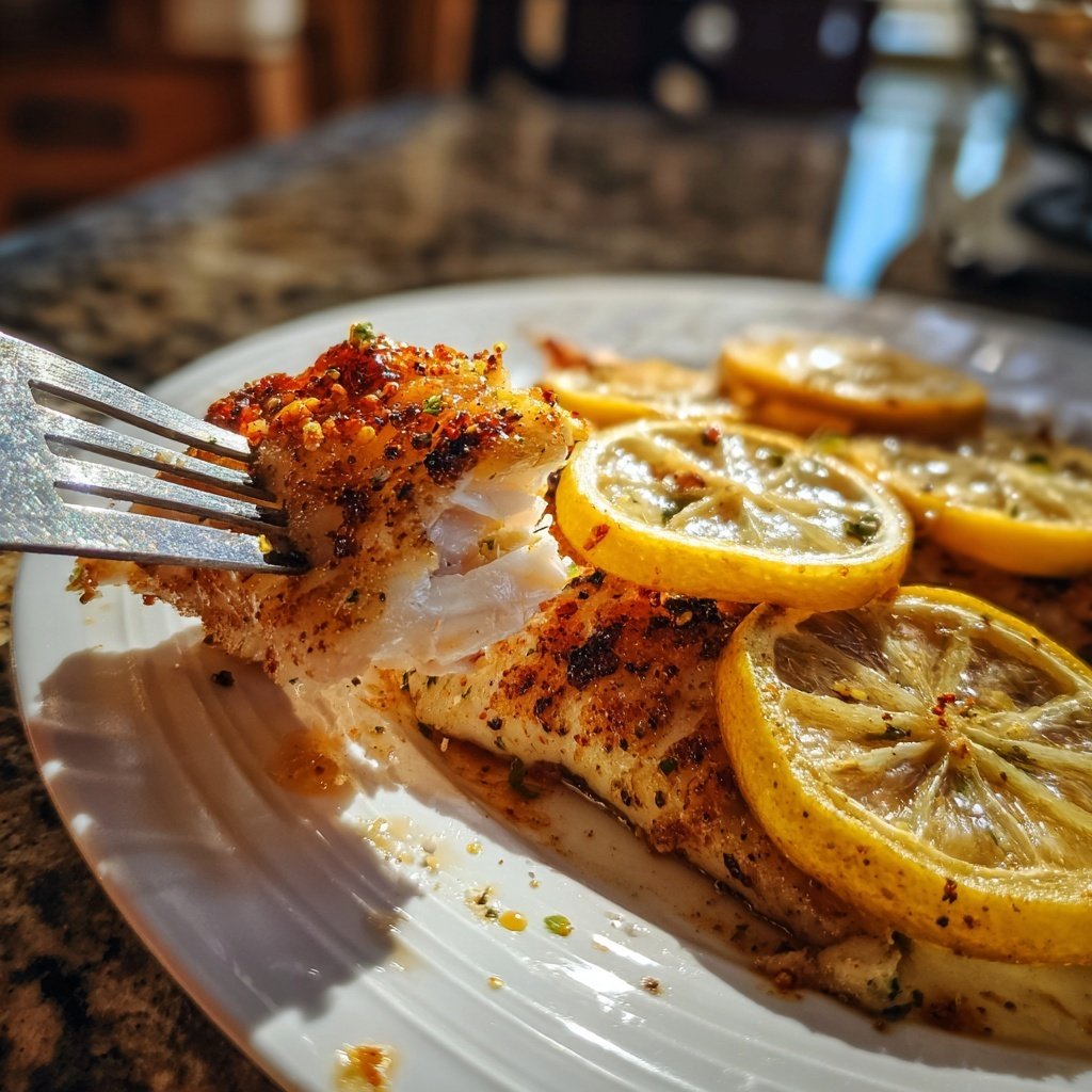 Gesund & Leicht Zitronen-Gegrillter Fisch