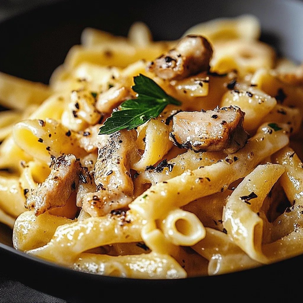 Honig-Pfeffer-Hähnchen-Pasta