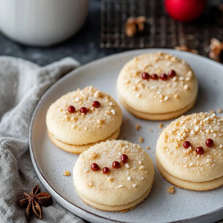 Rentier-Kekse für Kinder