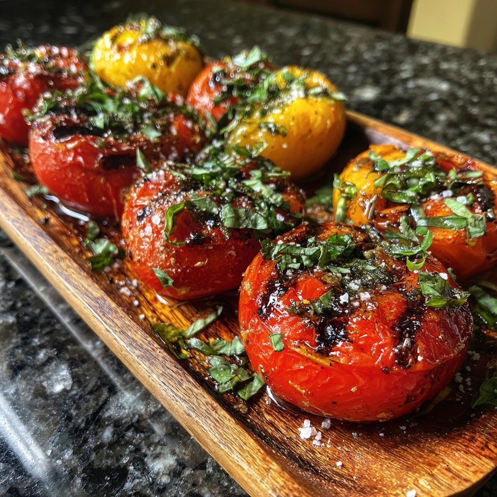 Gegrillte Tomaten Mit Kräutern