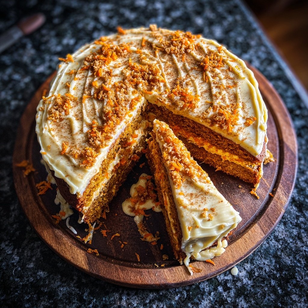 Karottenkuchen Mit Zimt Glasur