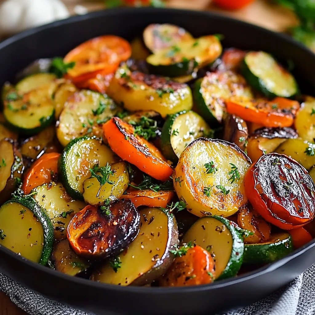 Kartoffel-Karotten-Zucchini-Pfanne