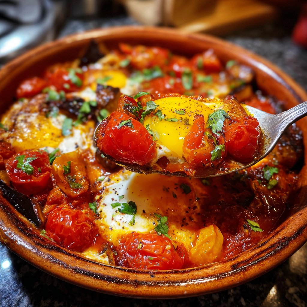 Shakshuka mit Auberginen