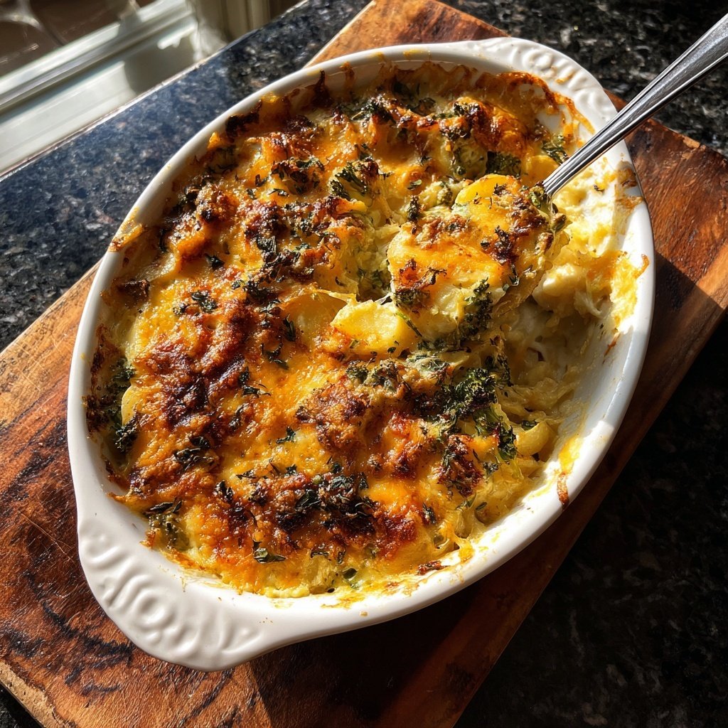 Brokkoli Kartoffel Gratin Leicht