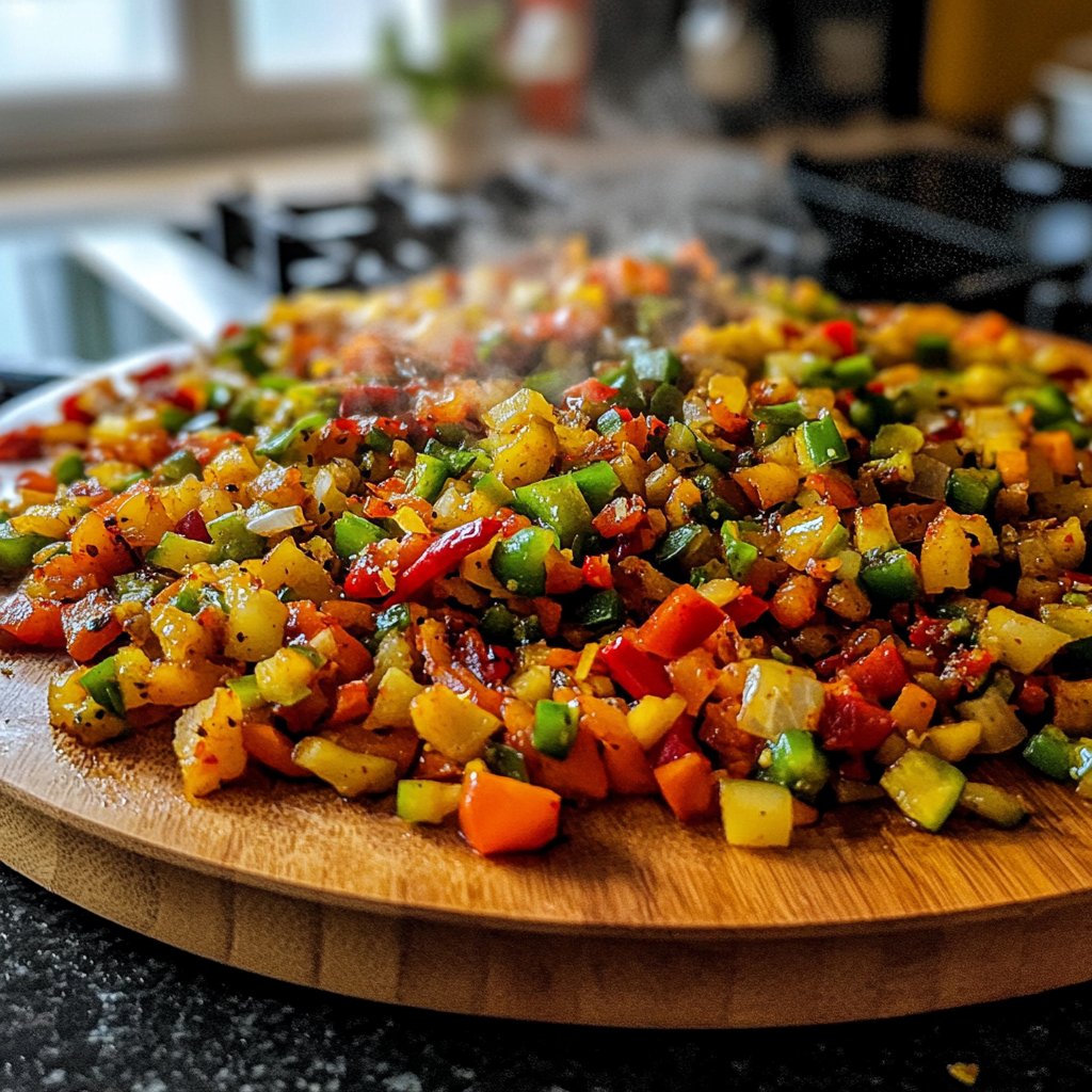 Gemüsepfanne mit Chili