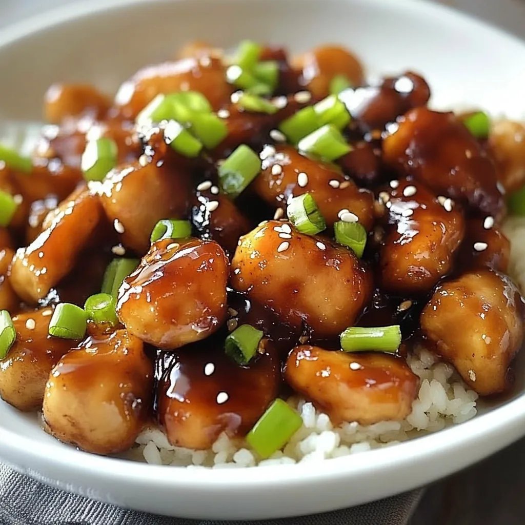 Einfaches knuspriges chinesisches Honig-Knoblauch-Hähnchen