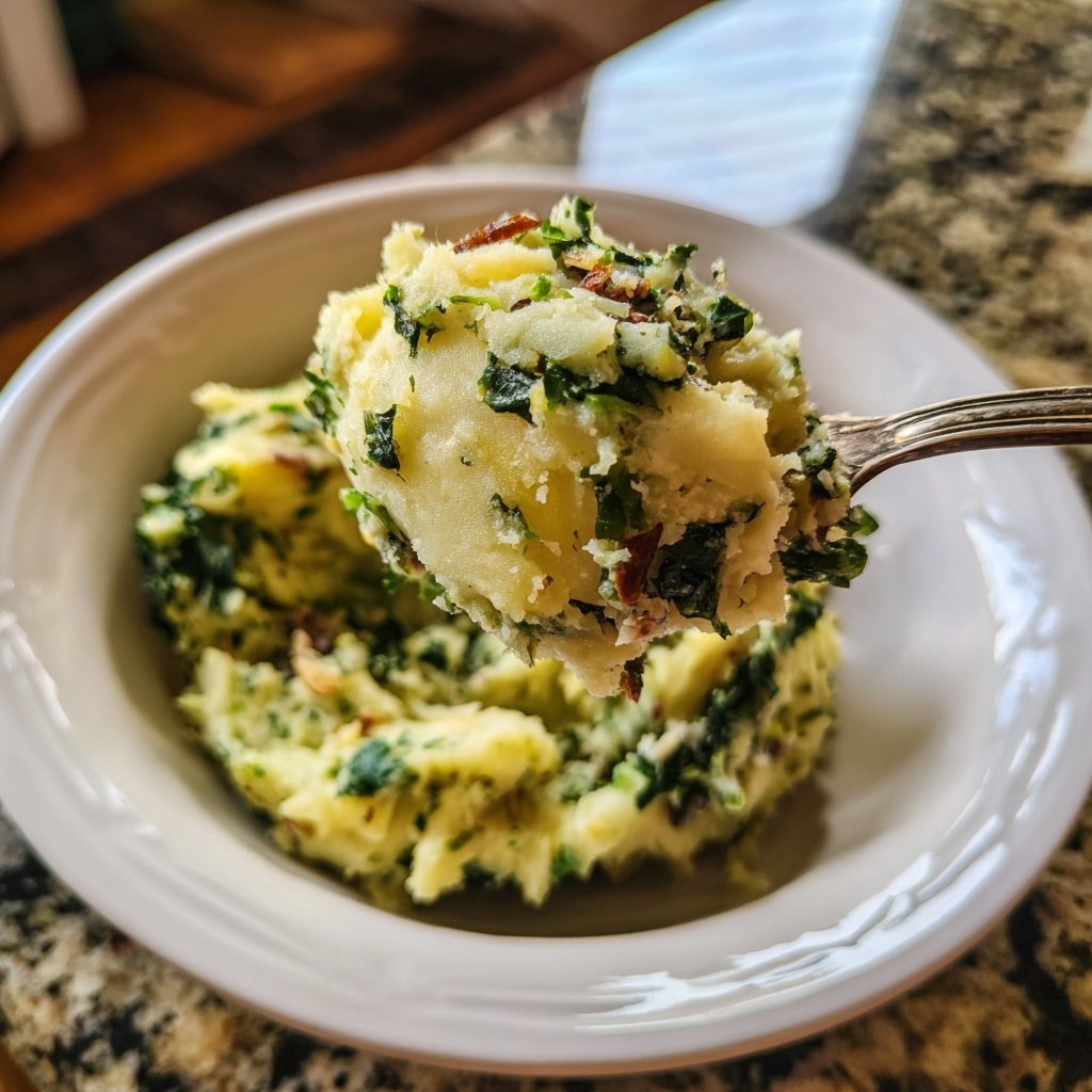 Irischer Kartoffelbrei – Colcannon