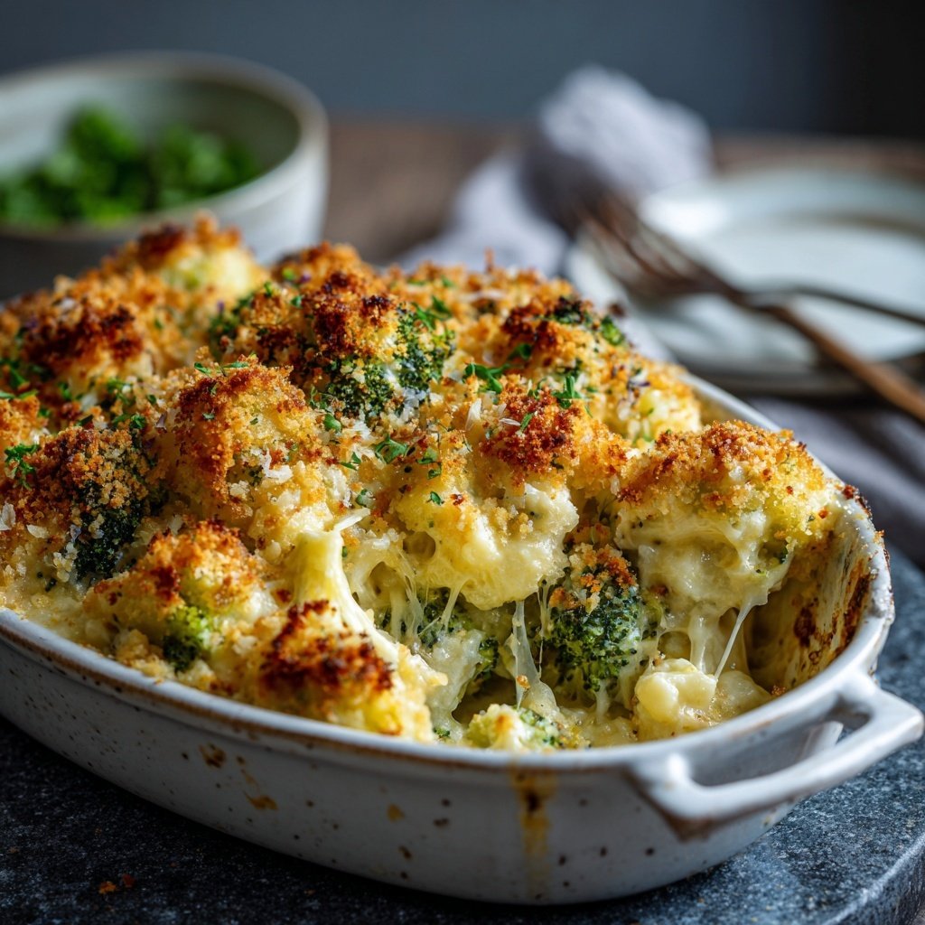 Brokkoli Auflauf Mit Frischkäse