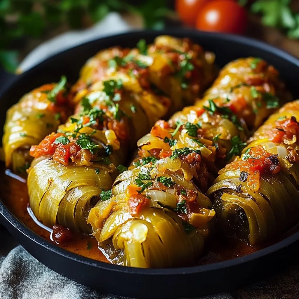 Vegetarische Kohlrouladen