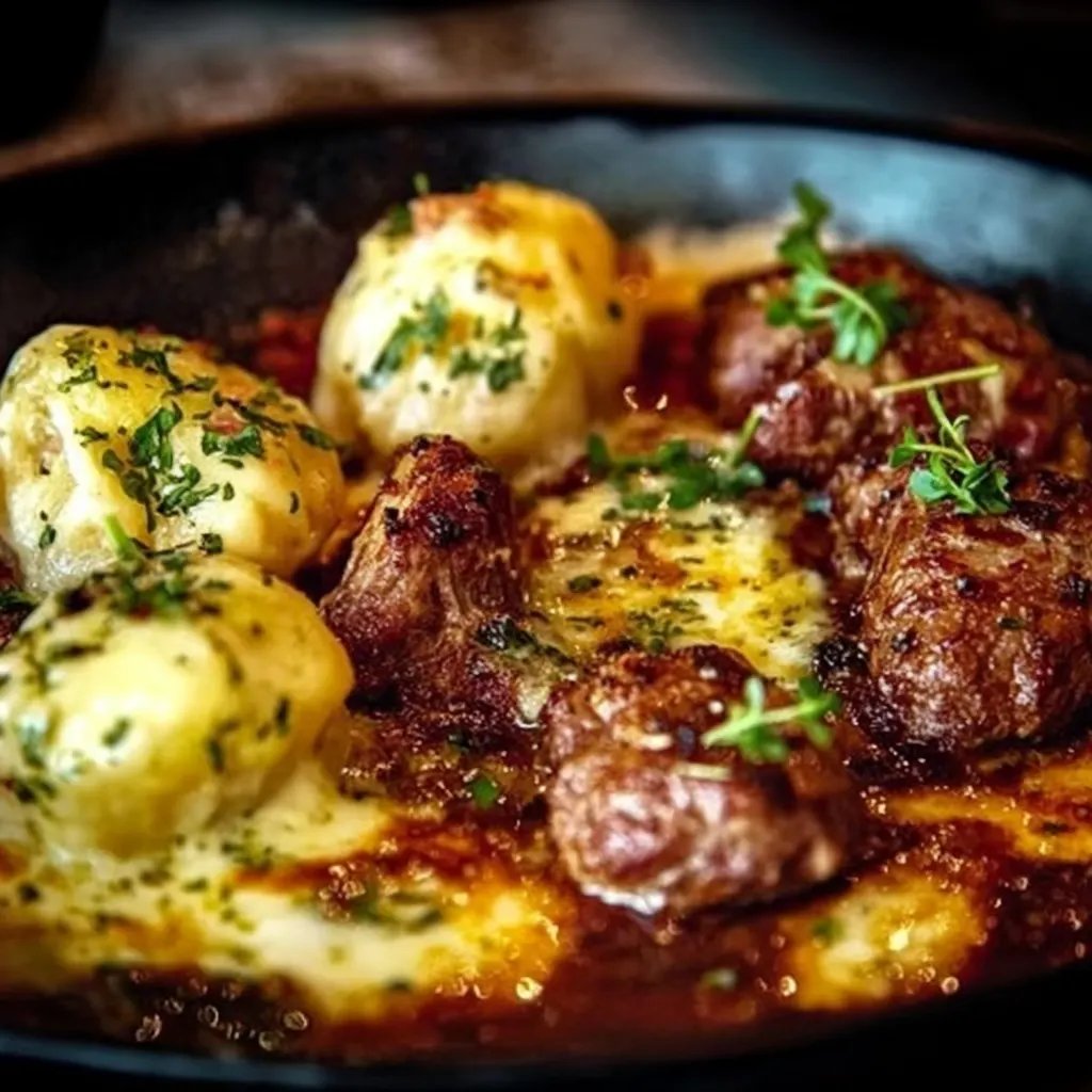 Rosenkohlauflauf mit Hackfleisch und Kartoffeln