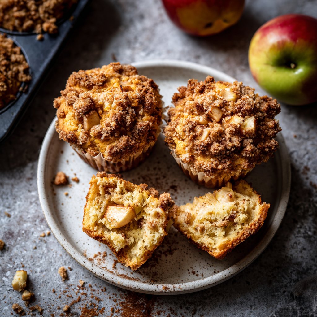 Muffins mit Apfel und Zimt